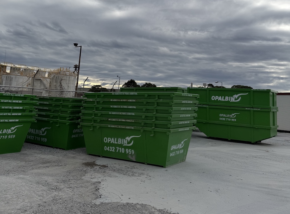 Opal Bins skip bin delivery