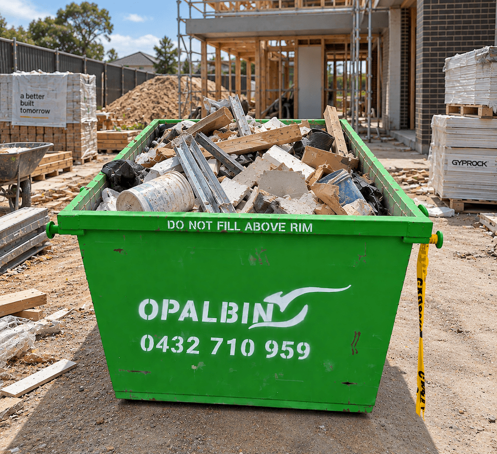 Heavy mixed renovation and building waste